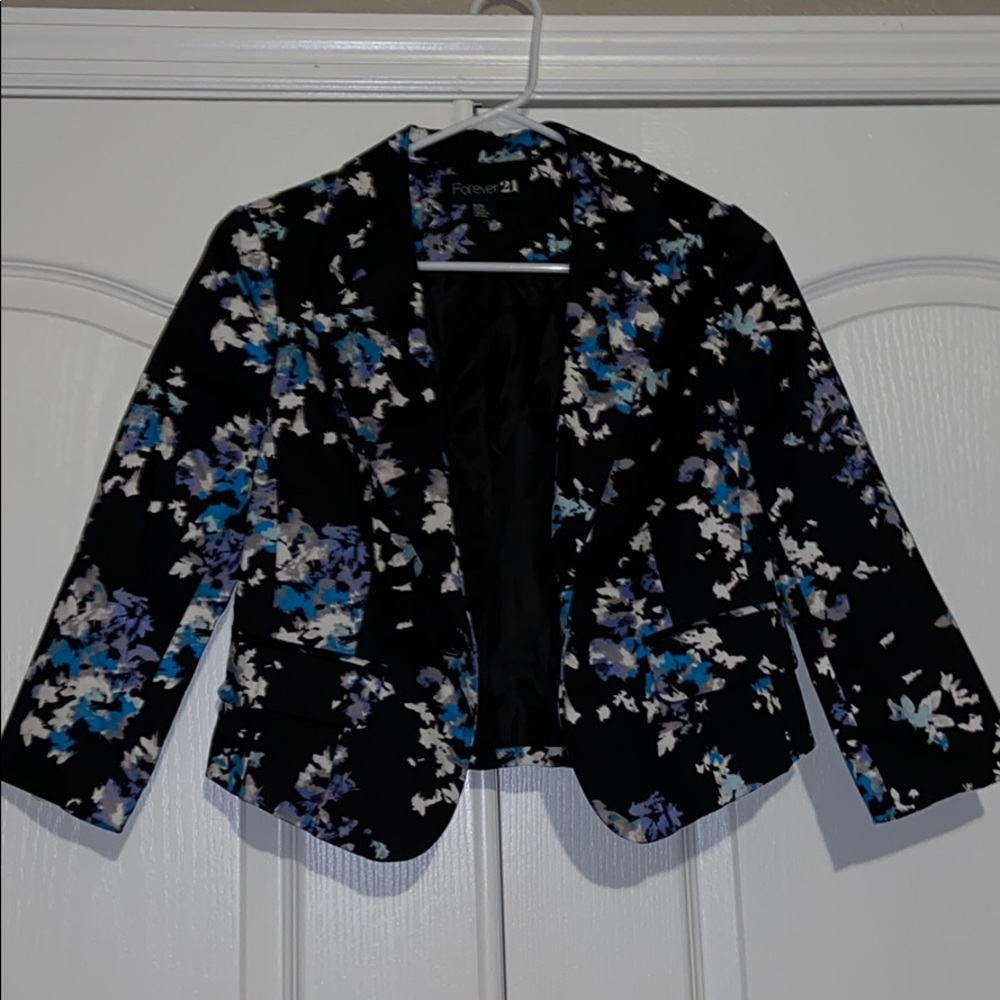 Forever 21 satin blazer
